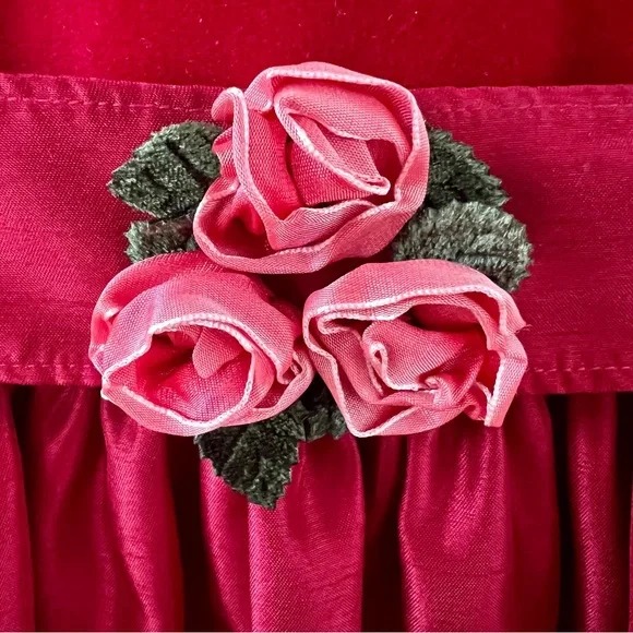 Elegant Red Kids Formal Dress - Picture 3 of 8